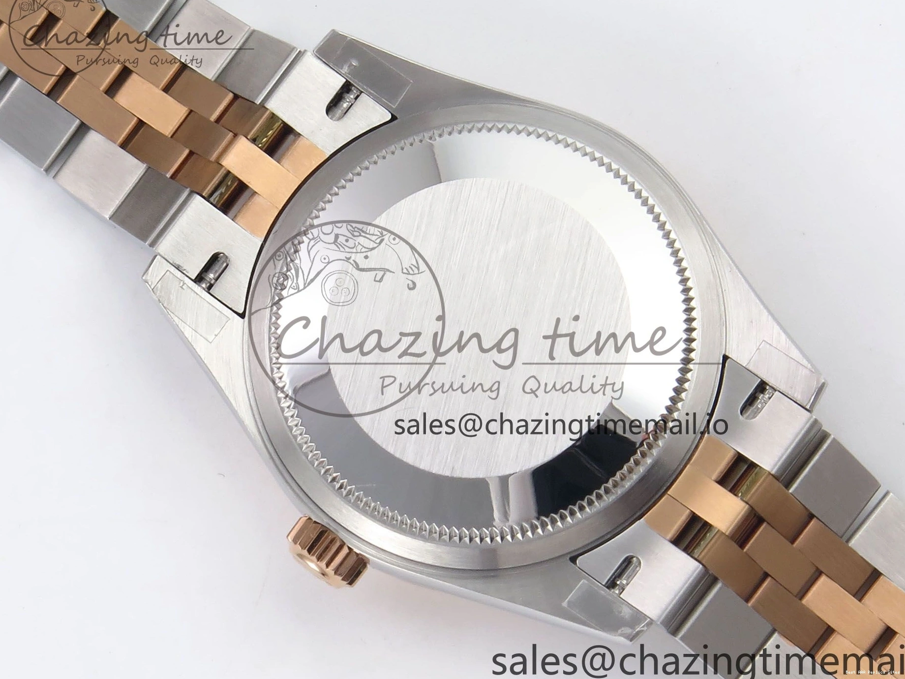 AAA Replica Watches GMF Bracelet SS on Jubilee Dimonds 278381RBR Supportive 1:1 Best 1166 Edition Brown 31 A DateJust Steel 904L RG Dial 0121